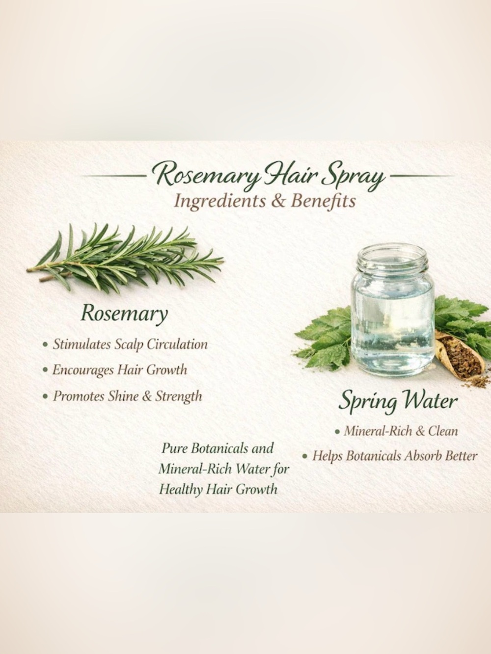 Rosemary With Biotin Hair Water Spray - White Set (2) - Picture 4 of 4